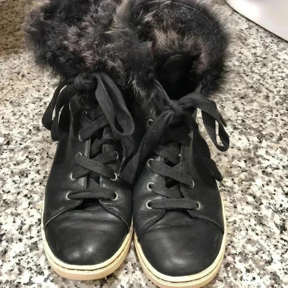 UGG Australia Croft hightop fur lined sneaker - Picture 1 of 13
